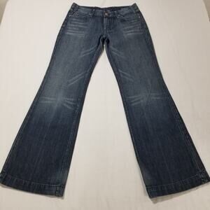 Citizens Of Humanity Jeans Womens 29 Low Slung Trouser Wide Leg Blue Loose USA
